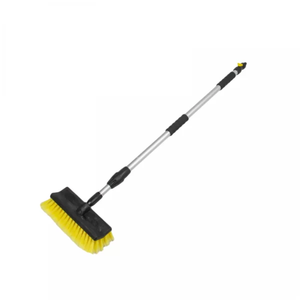 Szczotka do mycia z zaworem - teleskop , 25 cm cm, długość: 110-180cm - ESQ2353