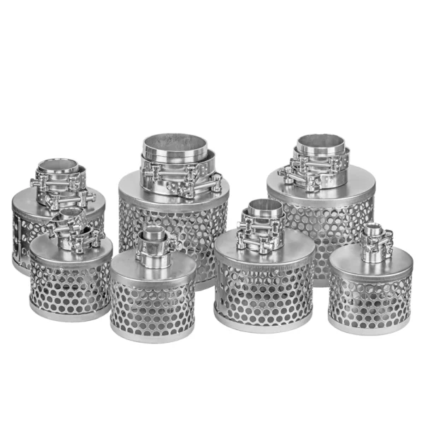 Kosz do węża ssącego 25 mm / 1"+ 2x GBS obejmy - SSF025 - obrazek 2