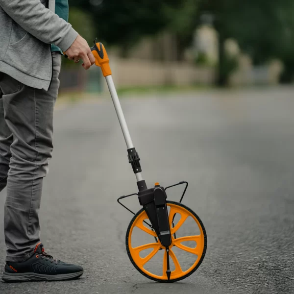 Koło pomiarowe z licznikiem mechanicznym i składanym trzonkiem średnica koła 318 mm - DIY-MW11-M/CB - obrazek 5