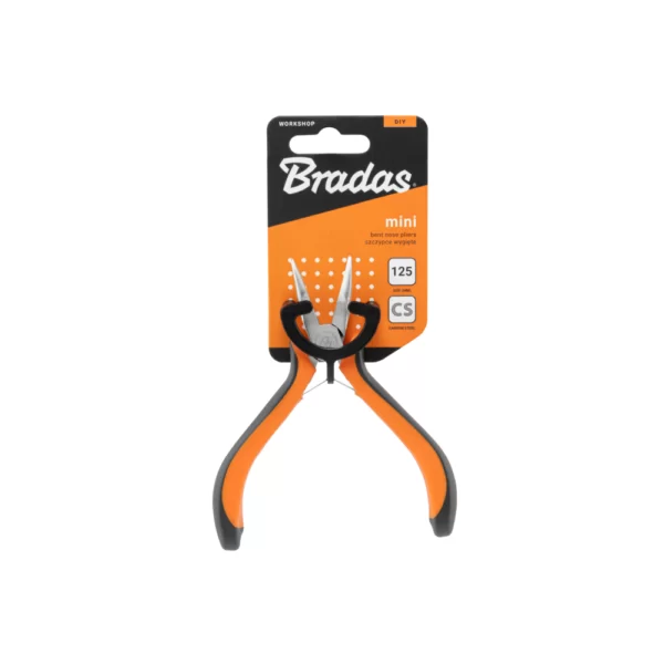 Szczypce wygięte MINI 125 mm niklowane - DIY-PL2013/4 - obrazek 2