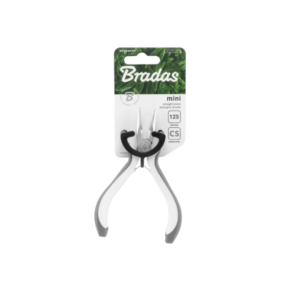 Szczypce proste MINI 125 mm niklowane WHITE LINE - DIY-PLWL2012/4 - obrazek 2